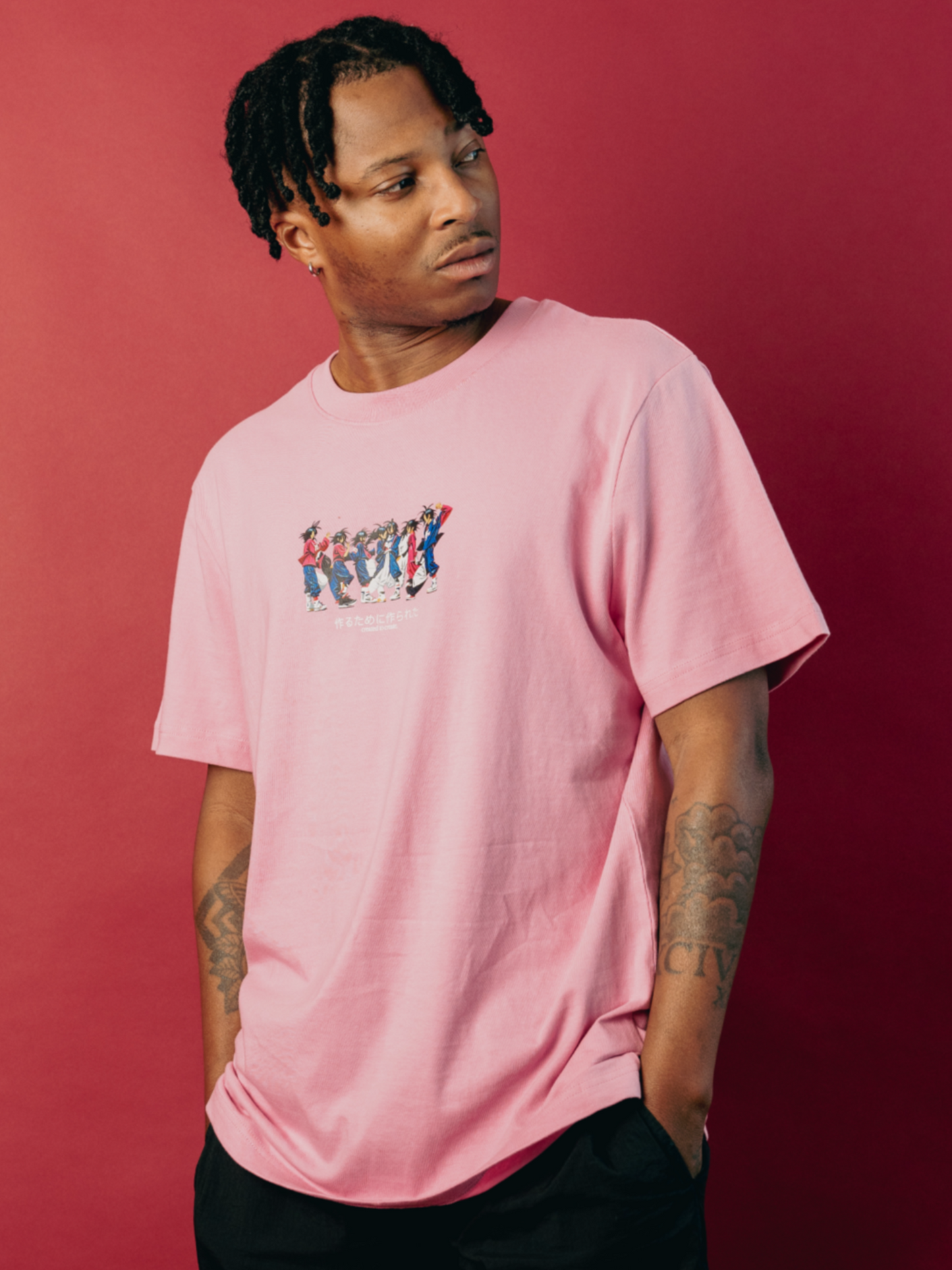 „Manga“ Shirt Bubblegum Pink