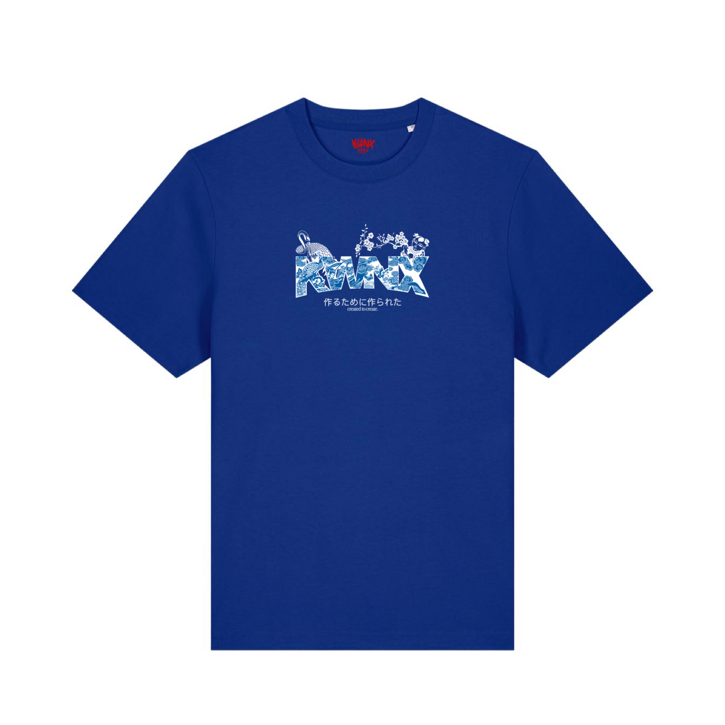„Ornament“ Shirt True Blue