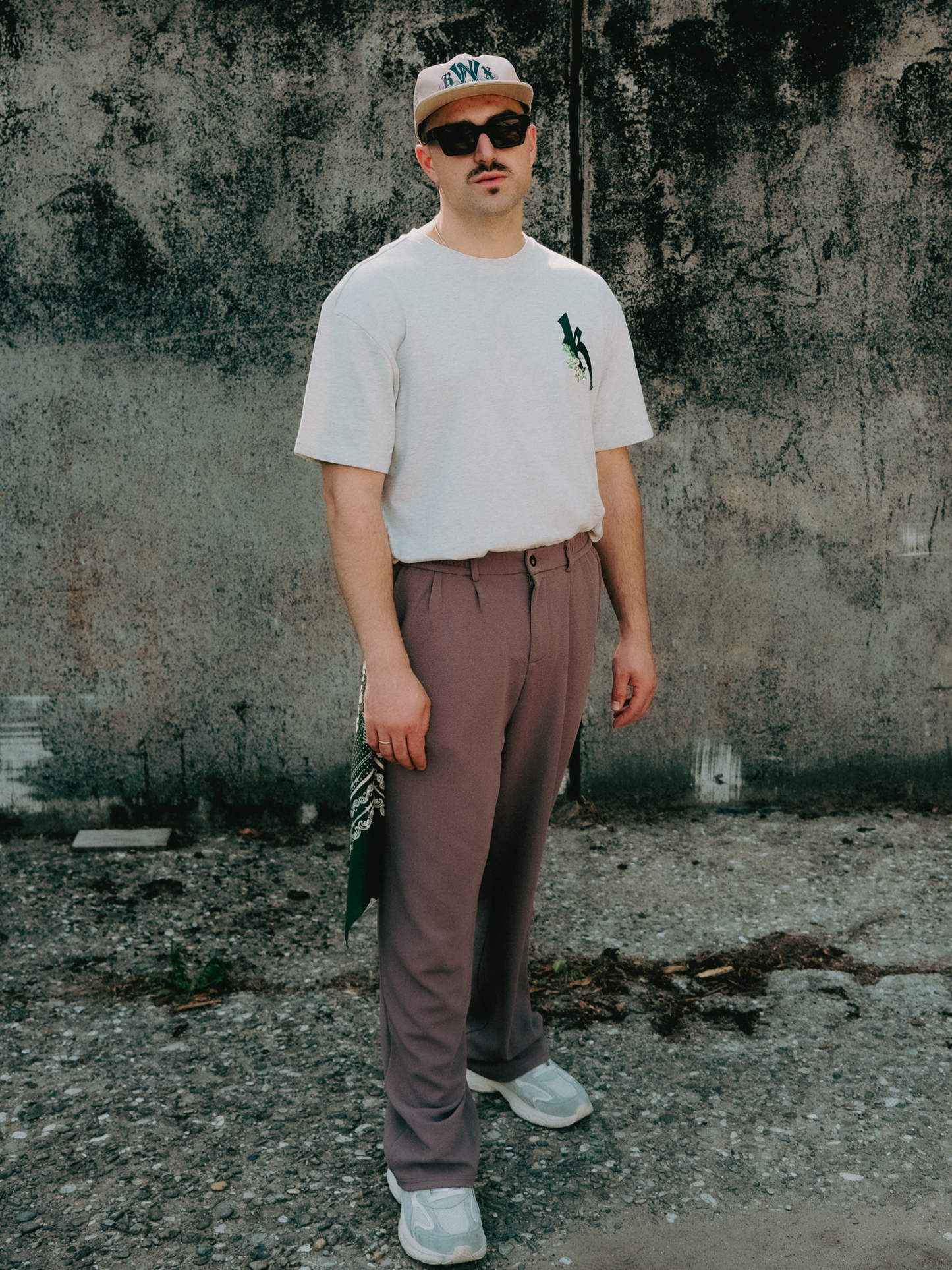„Grow“ Shirt Light Marble Grey