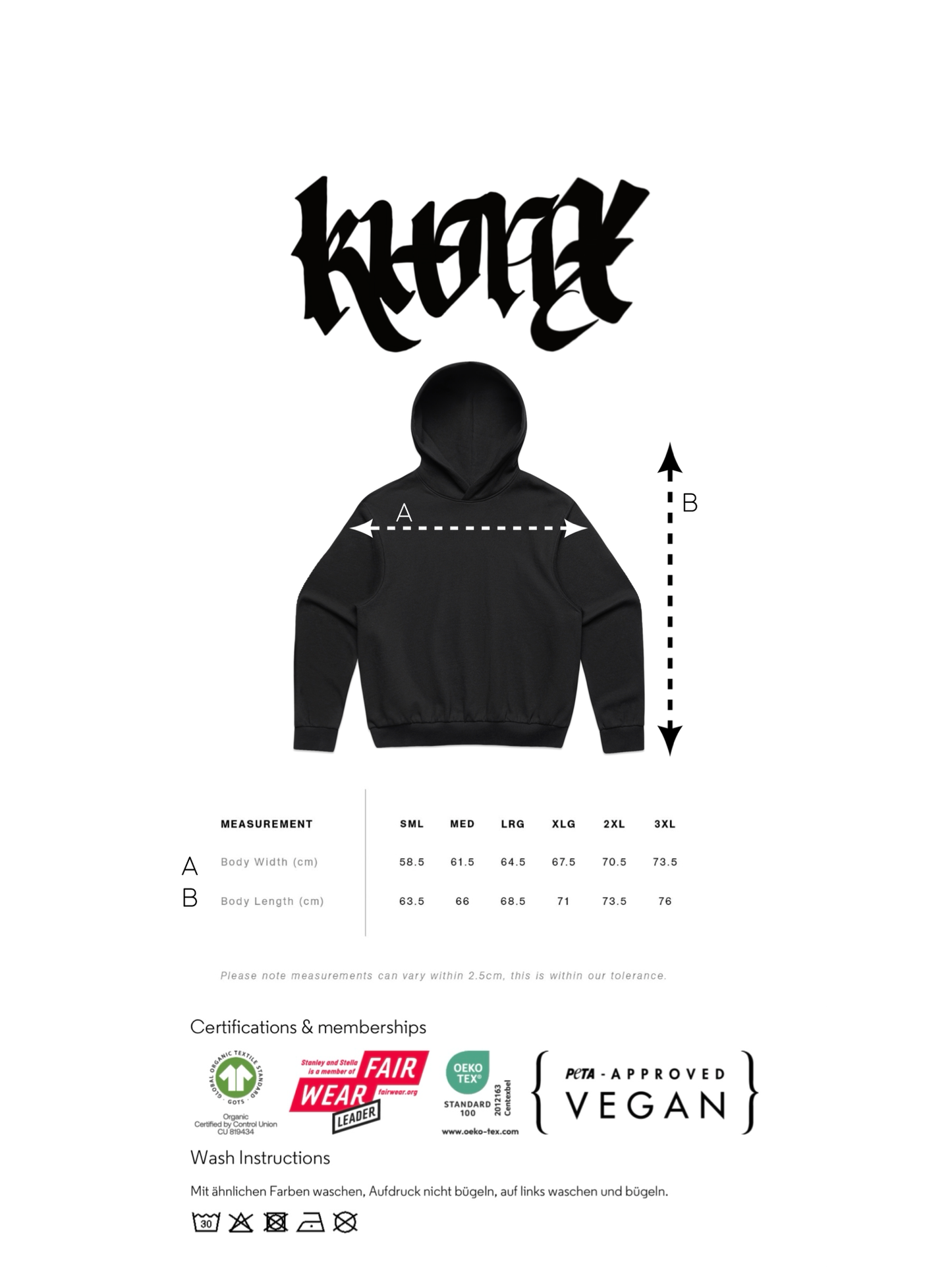 „Bark Less“ Boxy Hoodie Black