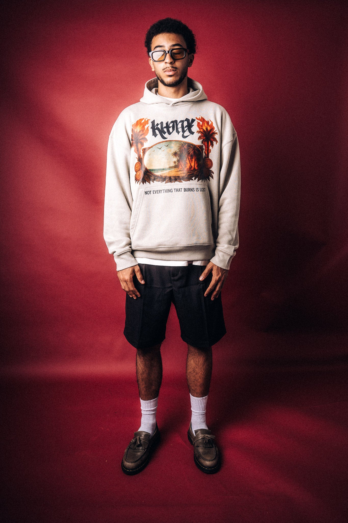 „Paradise“ Hoodie Stone