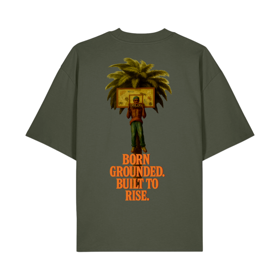 „Rise“ Mockneck Shirt Jungle Green