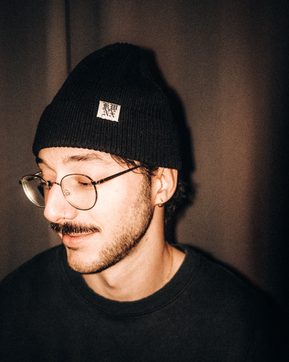 Fisherman Beanie Black