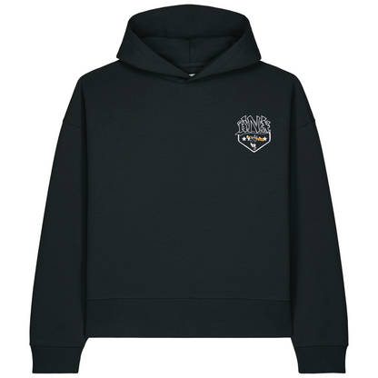 „Bulldogs“ Boxy Hoodie Black