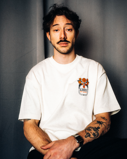 „Flambé“ Boxy Shirt Cream