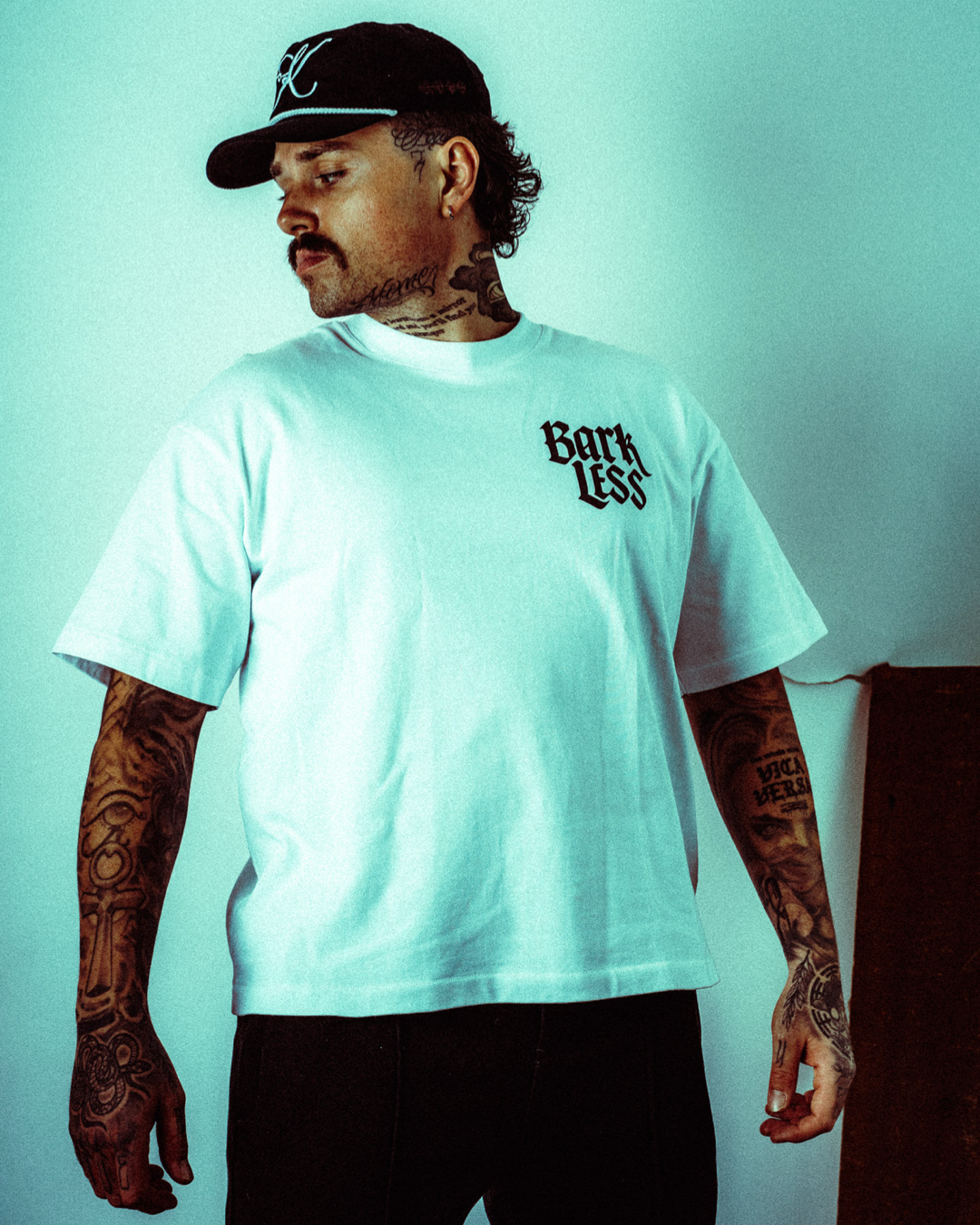 „Bark Less“ Boxy Shirt White