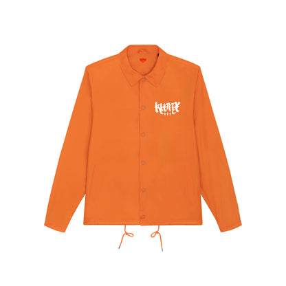 „Digital Error“ Coach Jacket Sunset Orange