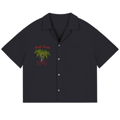 „Growth“ Boxy Workwear Shirt Dark Grey