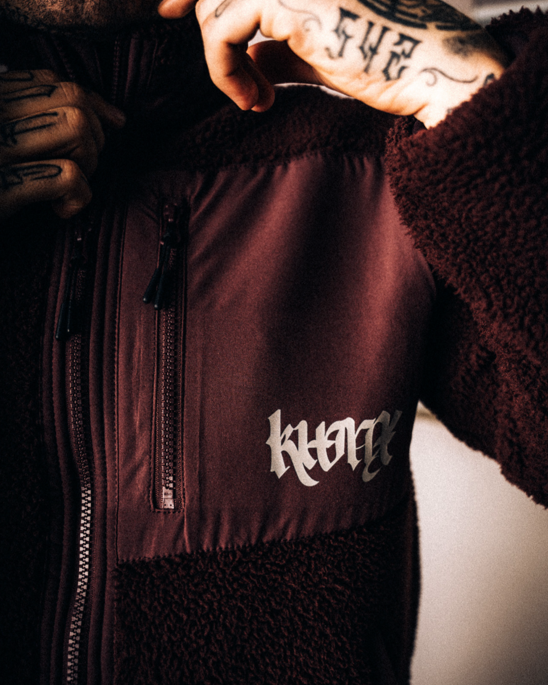 Sherpa Jacket Dark Merlot