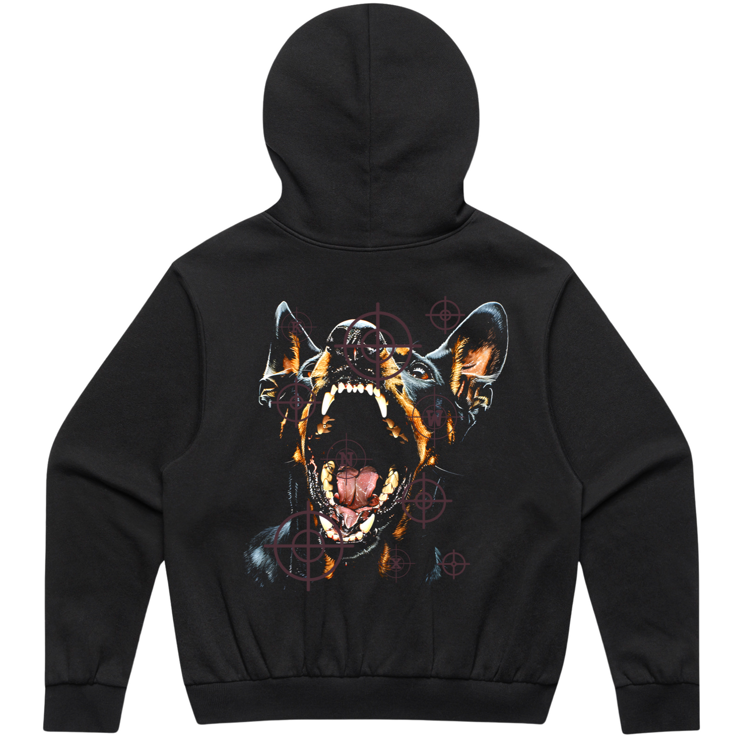 „Bark Less“ Boxy Hoodie Black