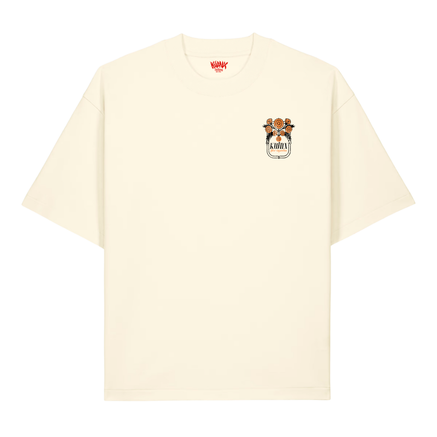 „Flambé“ Boxy Shirt Cream