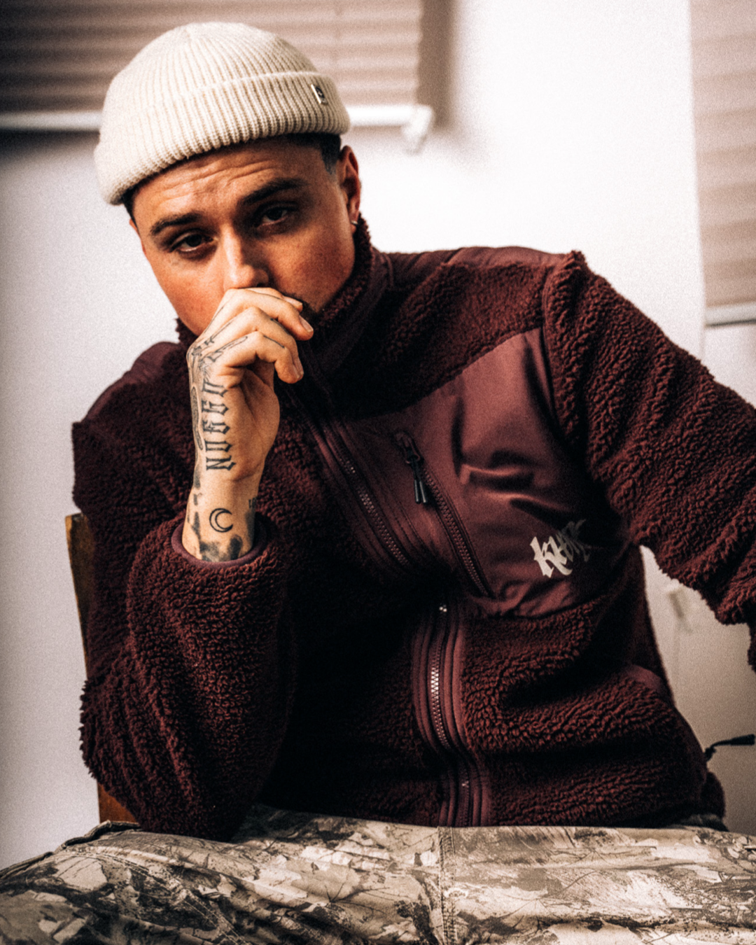 Sherpa Jacket Dark Merlot