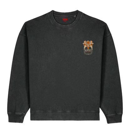 „Tout Ira Bien“ Sweatshirt Vintage Black