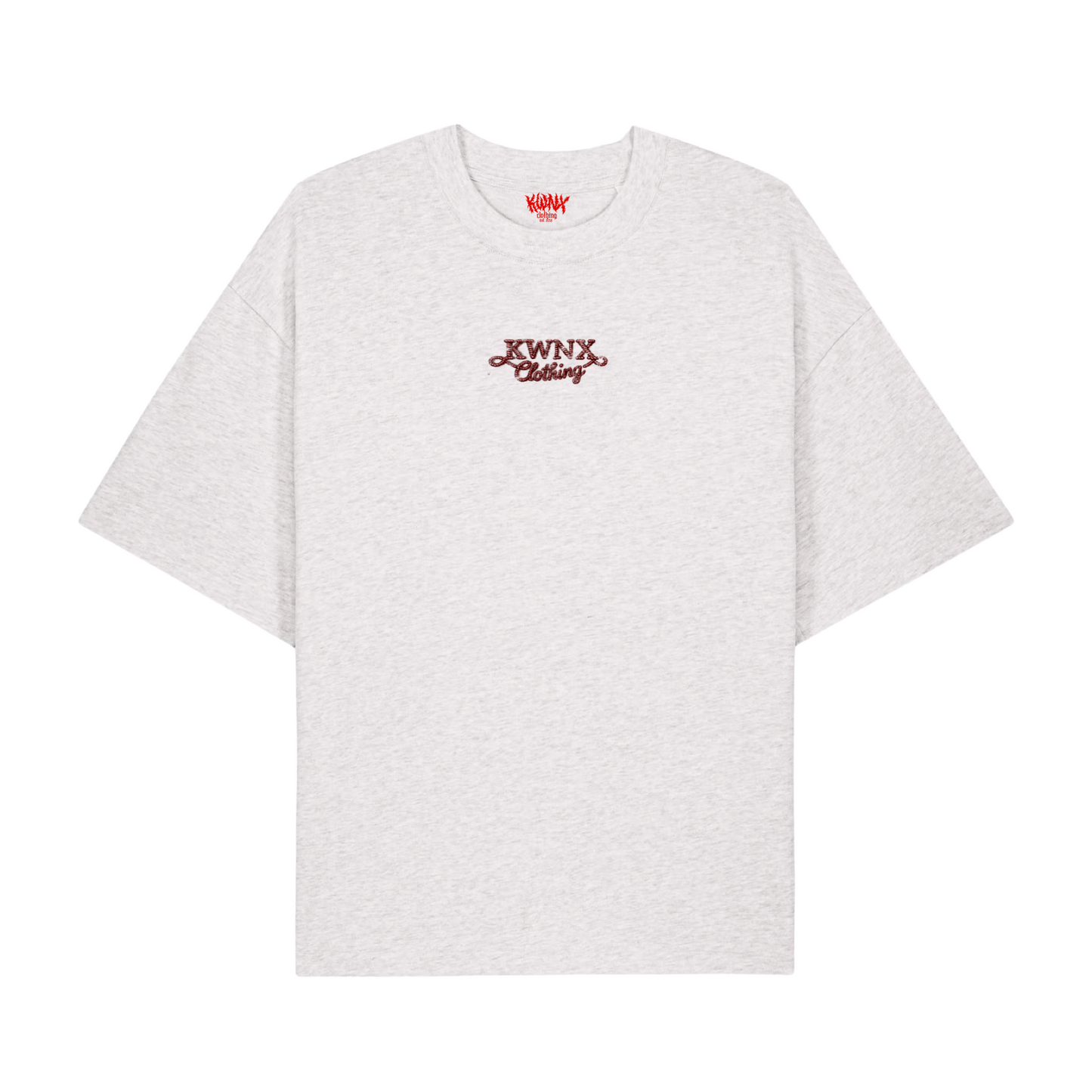 „Dreamer“ Boxy Shirt Heather Grey