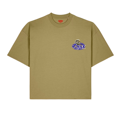 „Eagle“ Boxy Shirt Faded Olive