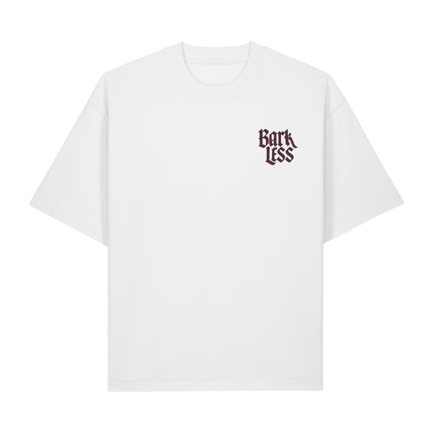„Bark Less“ Boxy Shirt White
