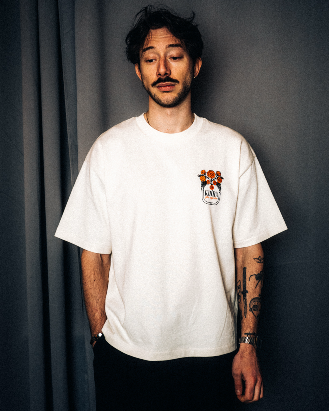„Flambé“ Boxy Shirt Cream