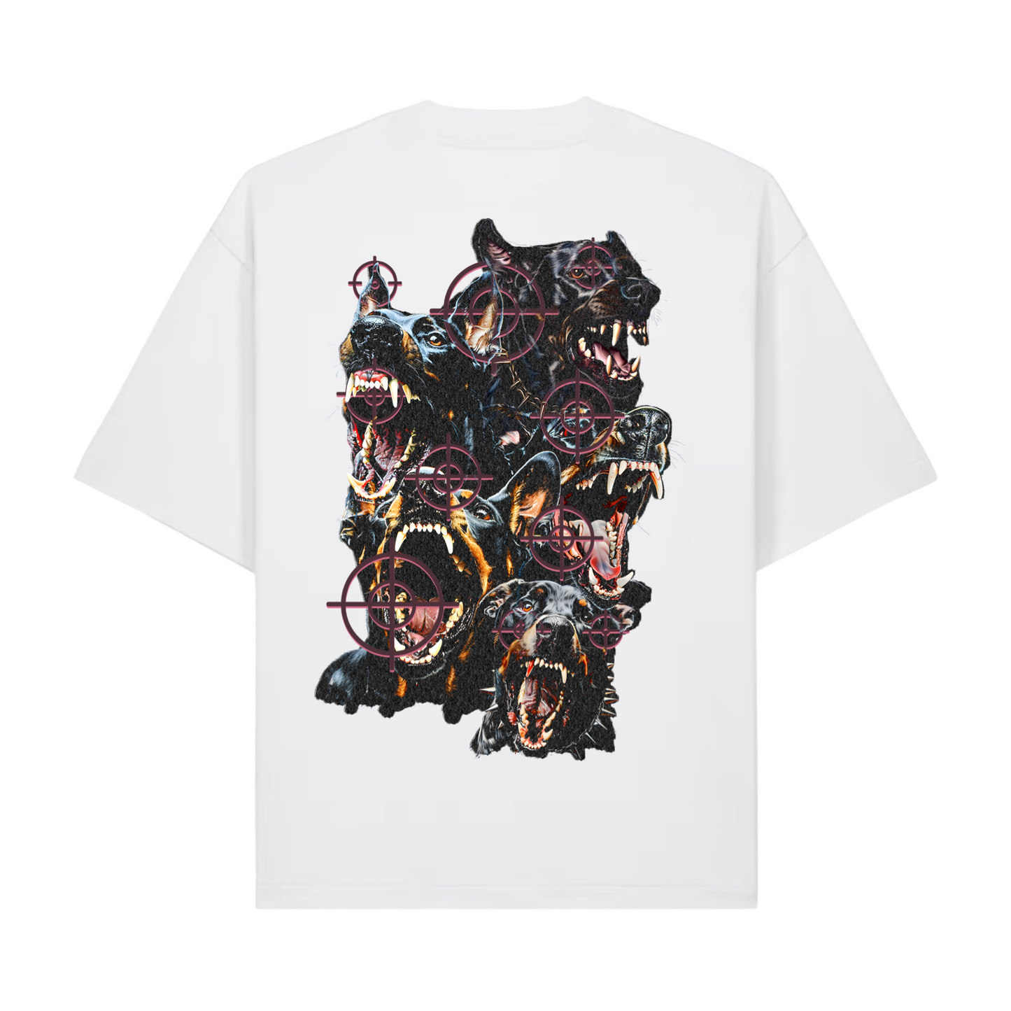 „Bark Less“ Boxy Shirt White