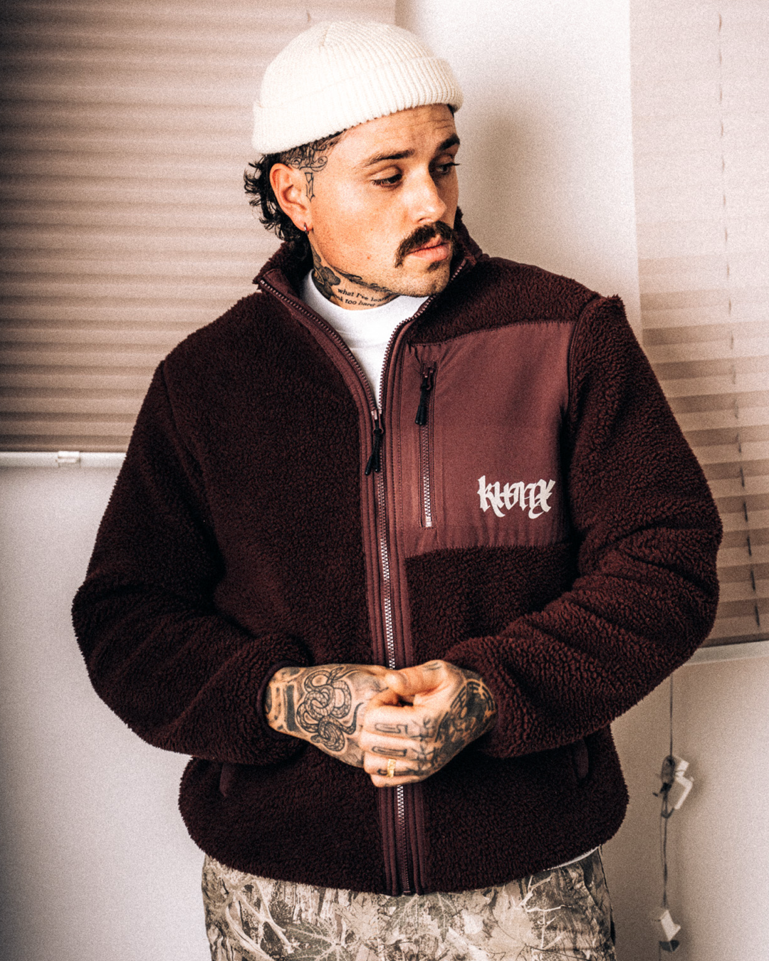 Sherpa Jacket Dark Merlot