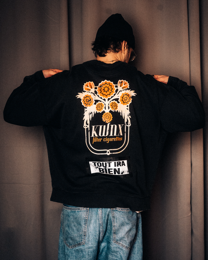 „Tout Ira Bien“ Sweatshirt Vintage Black